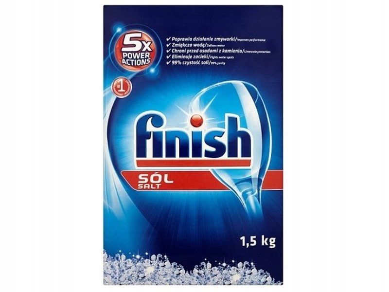 

Finish Sól Do Zmywarek 1,5KG Zmiękcza Wodę