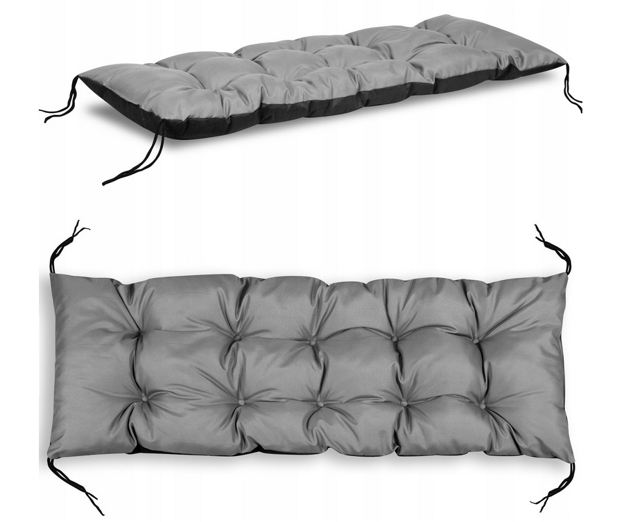 Poduszka Na Ławkę Ogrodową Huśtawkę Taras Wiązana Wodoodporna Duża 180x50cm