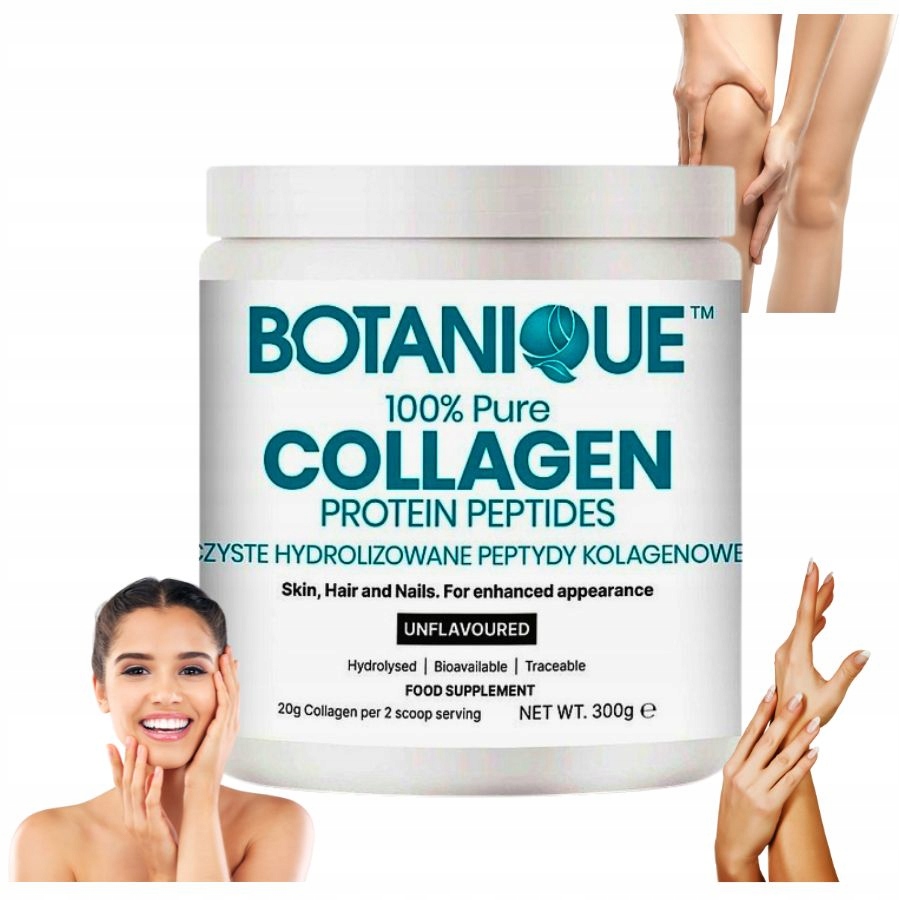 Collagen Czyste Hydrolizowane Peptydy Kolagenowe 300 g Botanique