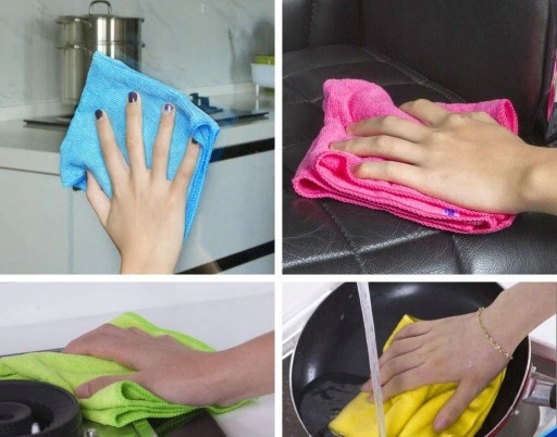 10x MIĘKKA ŚCIERKA ŚCIERECZKA Z MIKROFIBRY 30x30cm DO SZYB JAKOŚĆ 220g/m2 Marka Karwil