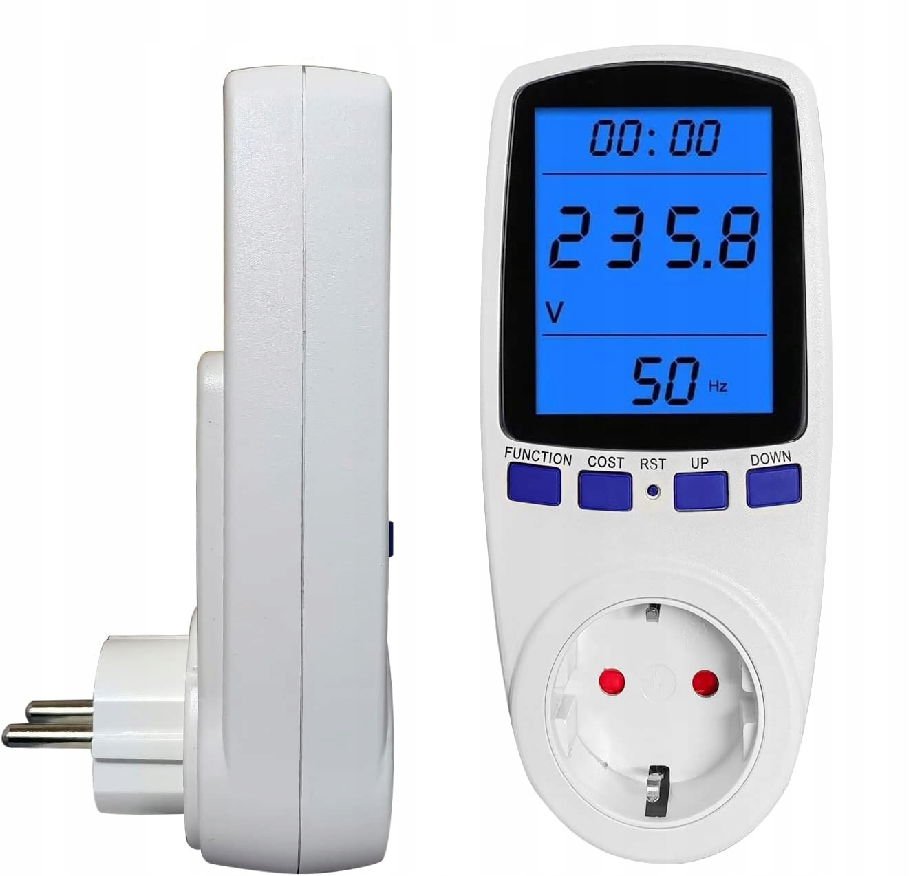 WATOMIERZ MIERNIK LICZNIK ENERGII ELEKTRYCZNEJ AMPEROMIERZ WOLTOMIERZ EAN (GTIN) 5906284250542