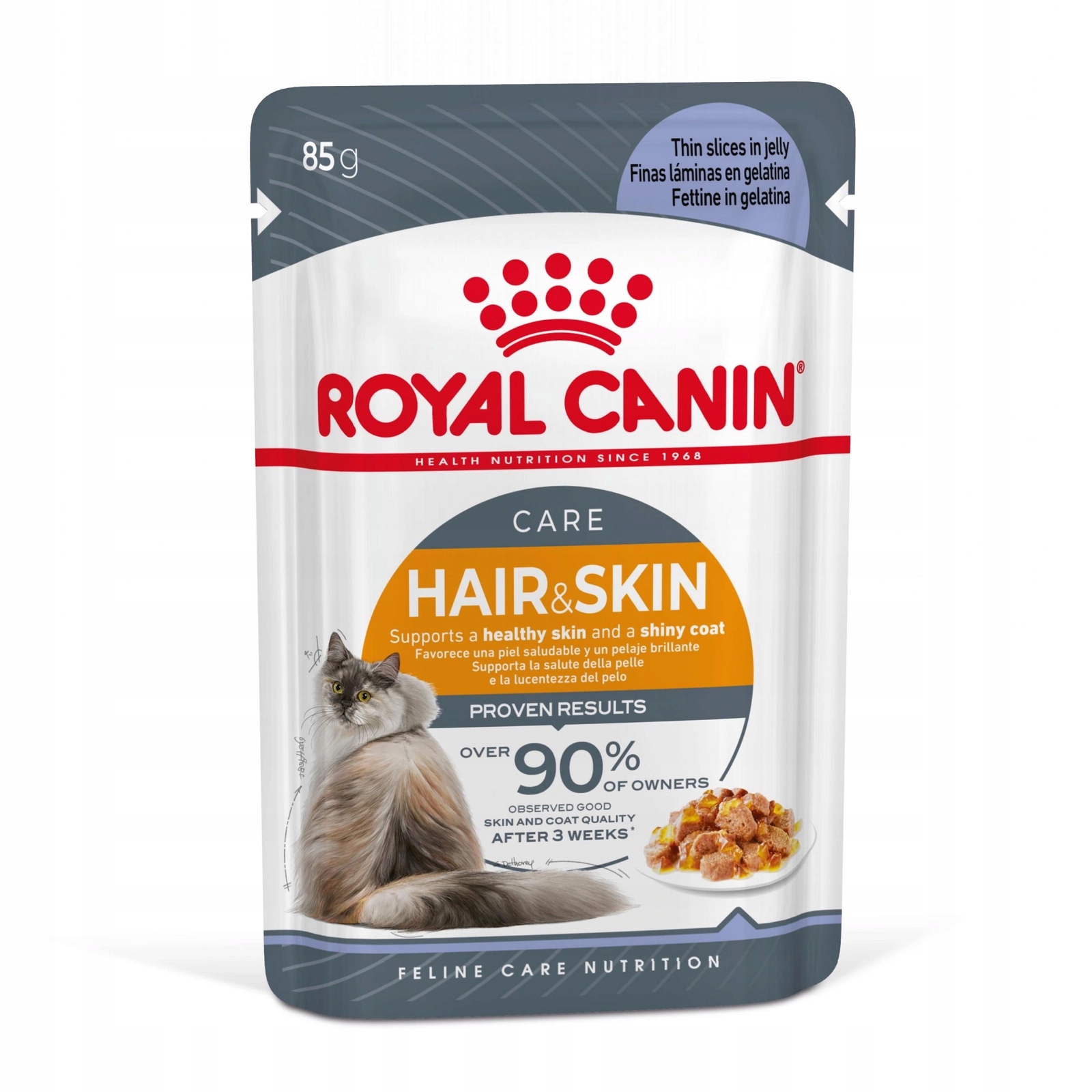 Levně Royal Canin Intense Beauty Gelee 12x85g kapsičky pro kočky pro krásnou srst