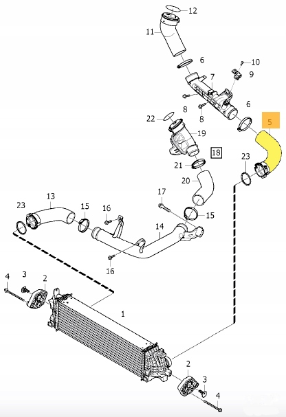 PRZEWOD RURA WAZ VOLVO S60 S90 V60 V90 XC60 XC90 Part manufacturer Other
