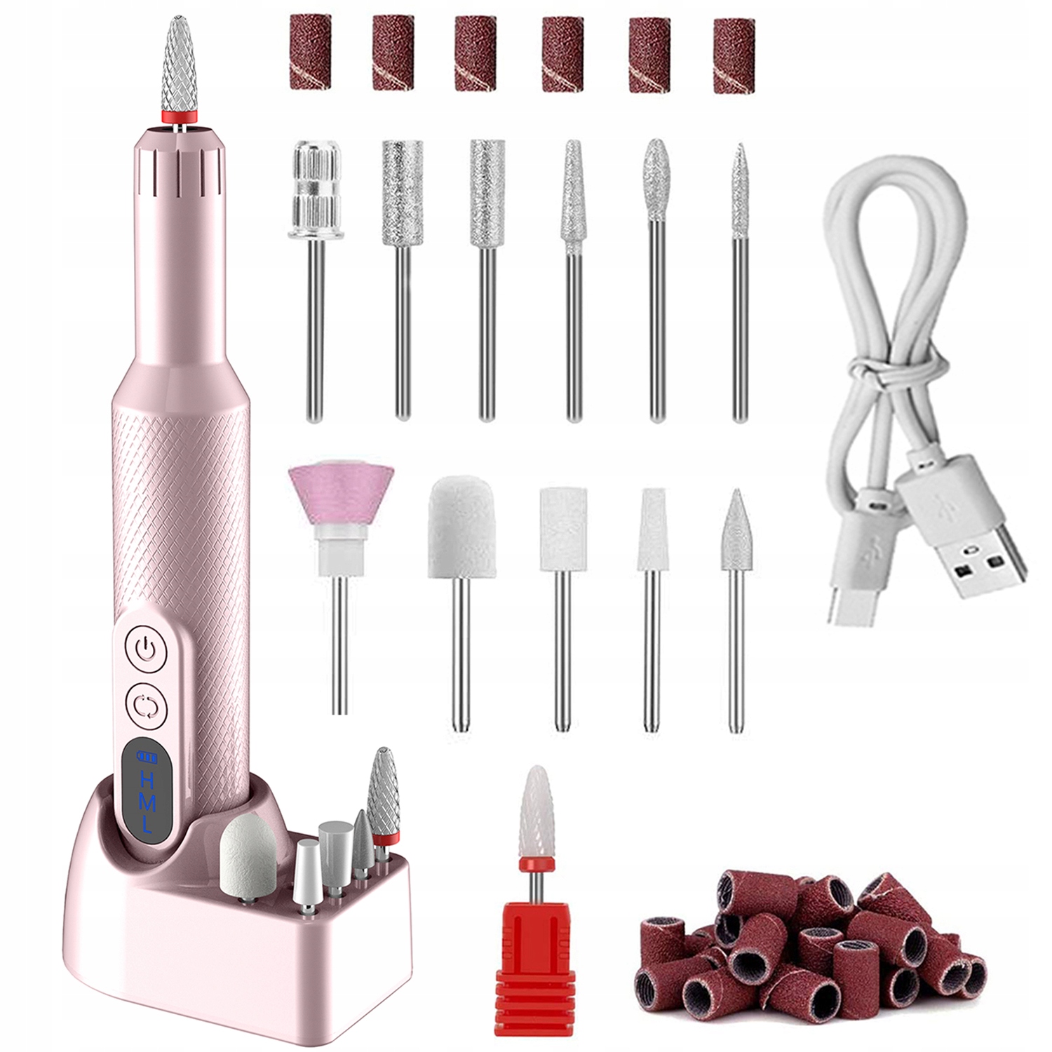 Bezdrátová Bruska Na Nehty Sada Pro Profesionální Manikúra 20000RPM