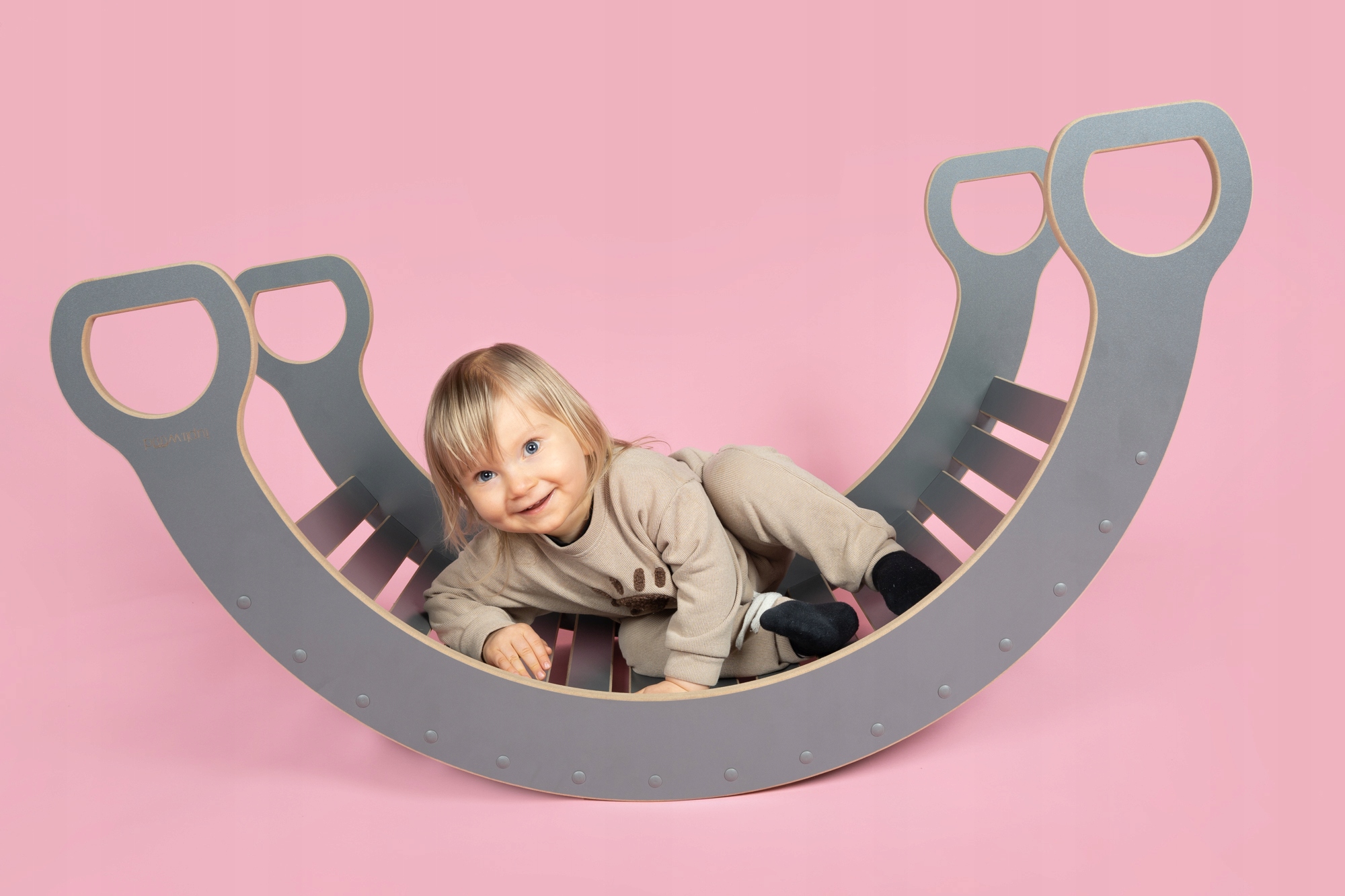 BUJAK MONTESSORI DUŻY SZARY TUPTI.WOOD Wiek dziecka 3 lata +