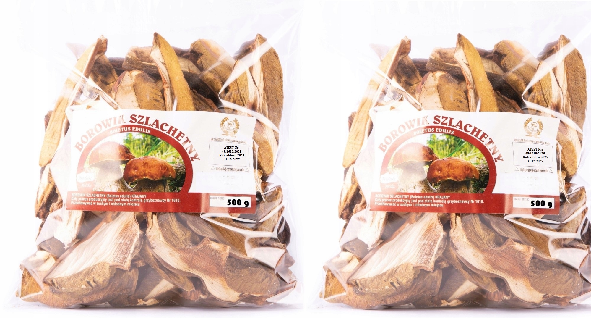 Horský Hříbek 3kg Hrubě Krajany Nová Sbírka 2025 Pl Atest sušené houby