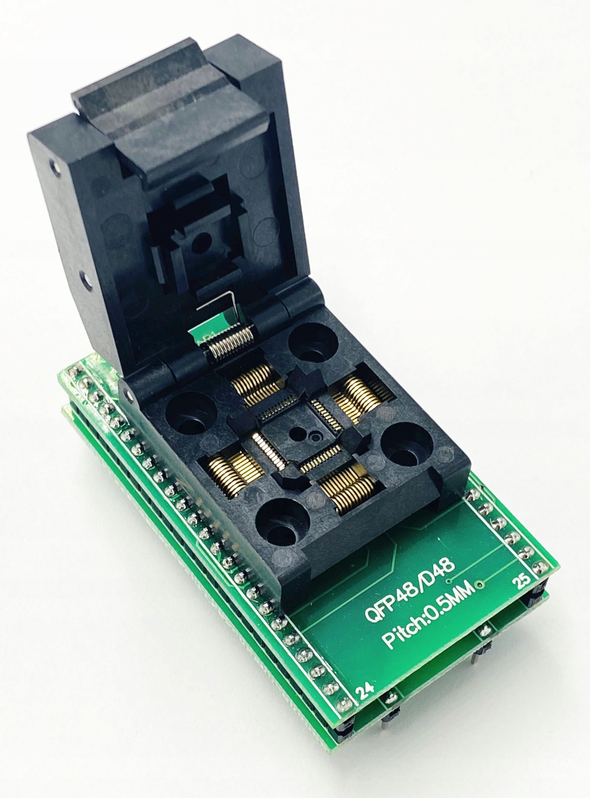 Adapter TQFP48 (0.5mm) - PDIP48 - uniwersalny 1:1