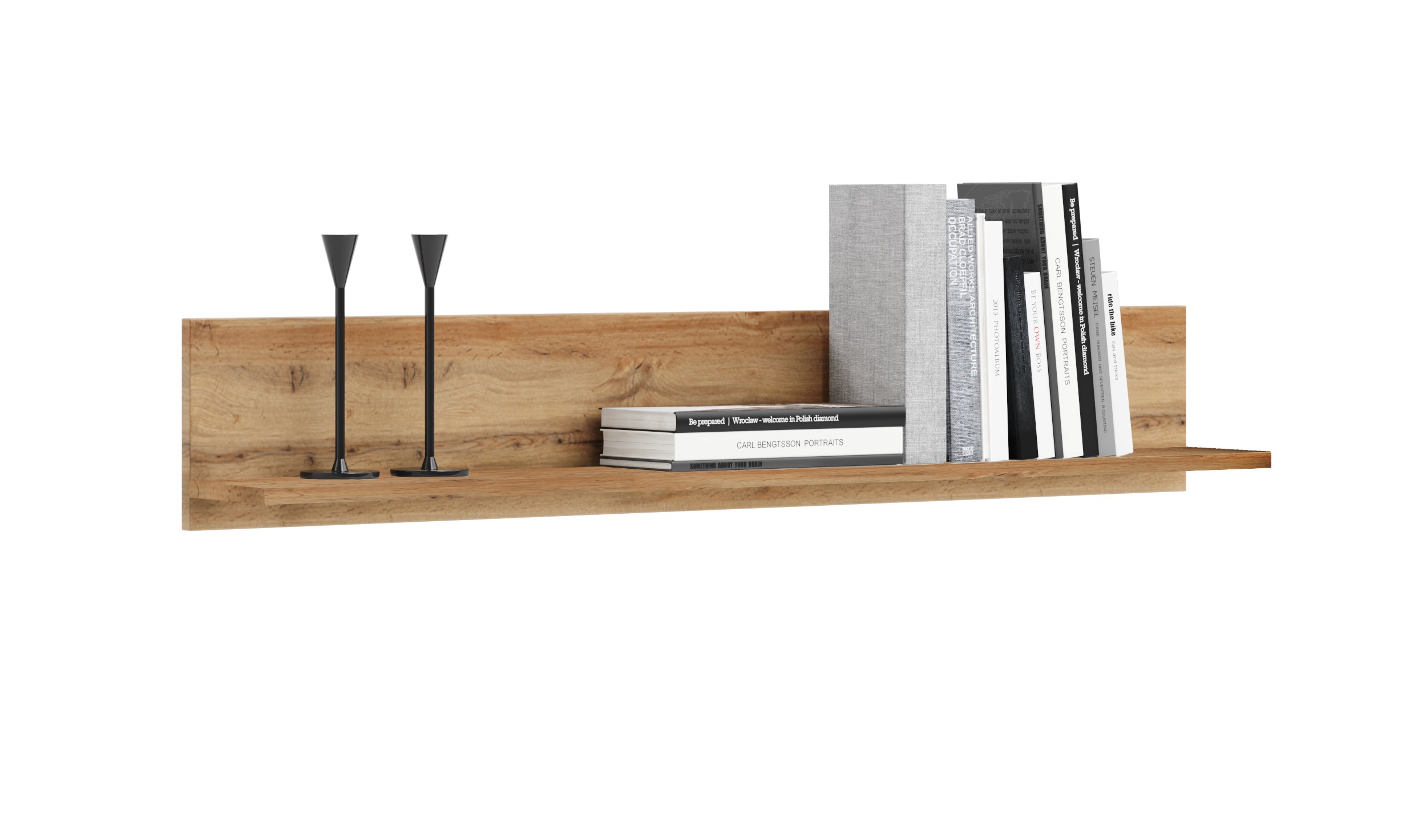 

Półka wisząca Shelf 100 cm ścienna solidna salon