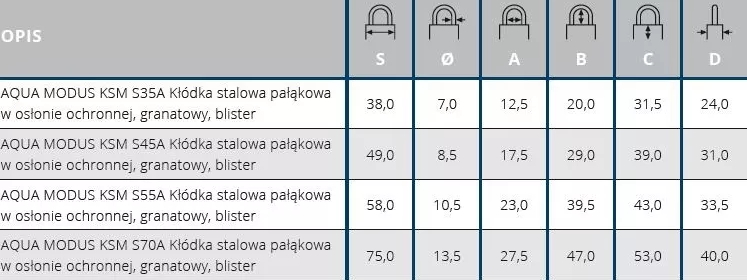 KŁÓDKA GERDA MODUS AQUA 45MM WZMOCNIONA ZATRZASKOWA WODOODPORNA PAŁĄKOWA Marka Gerda