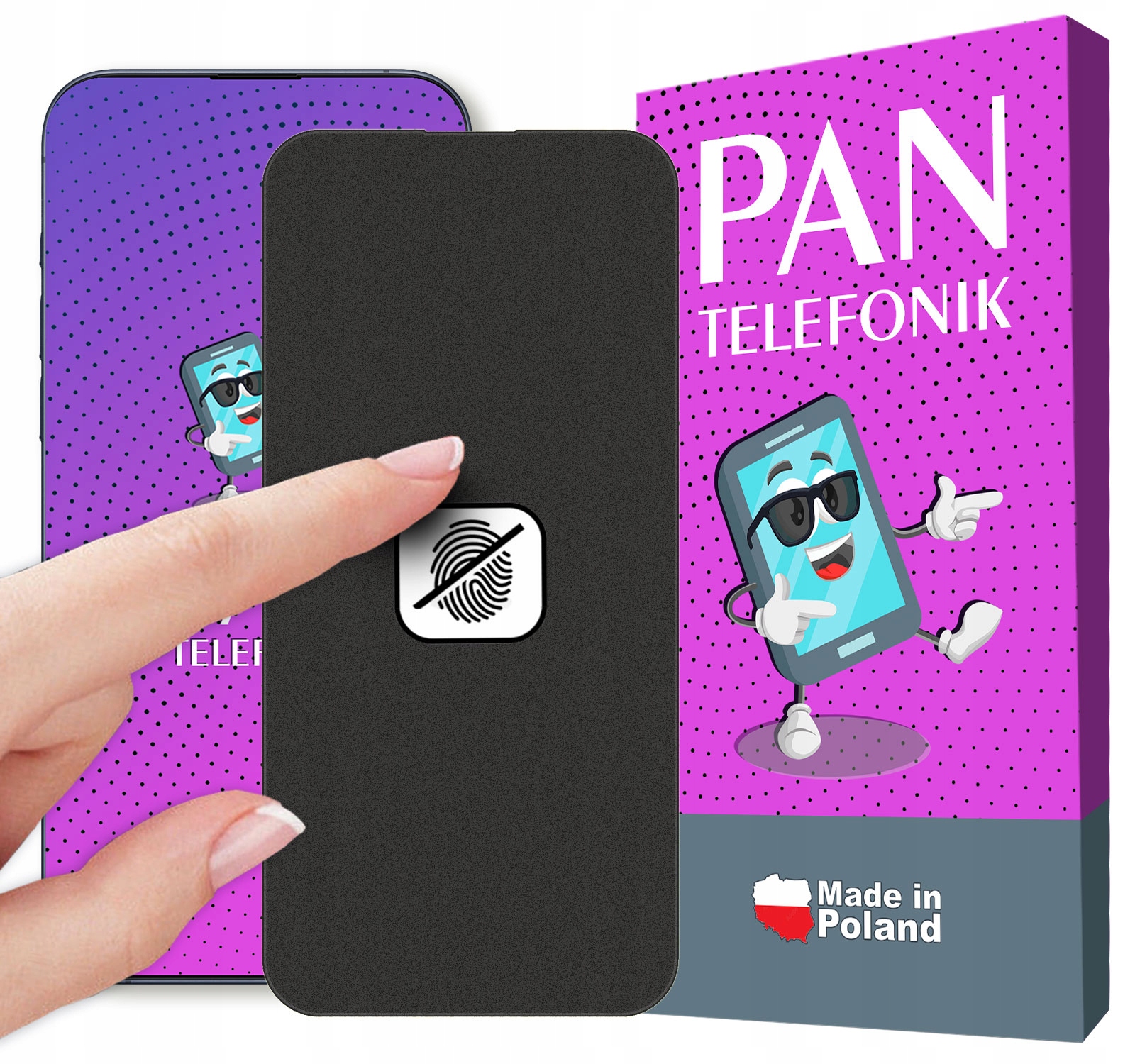 NAJLEPSZA FOLIA 5D MATOWA DO APPLE IPHONE 15 PRO MAX CAŁY EKRAN ORYGINAŁ