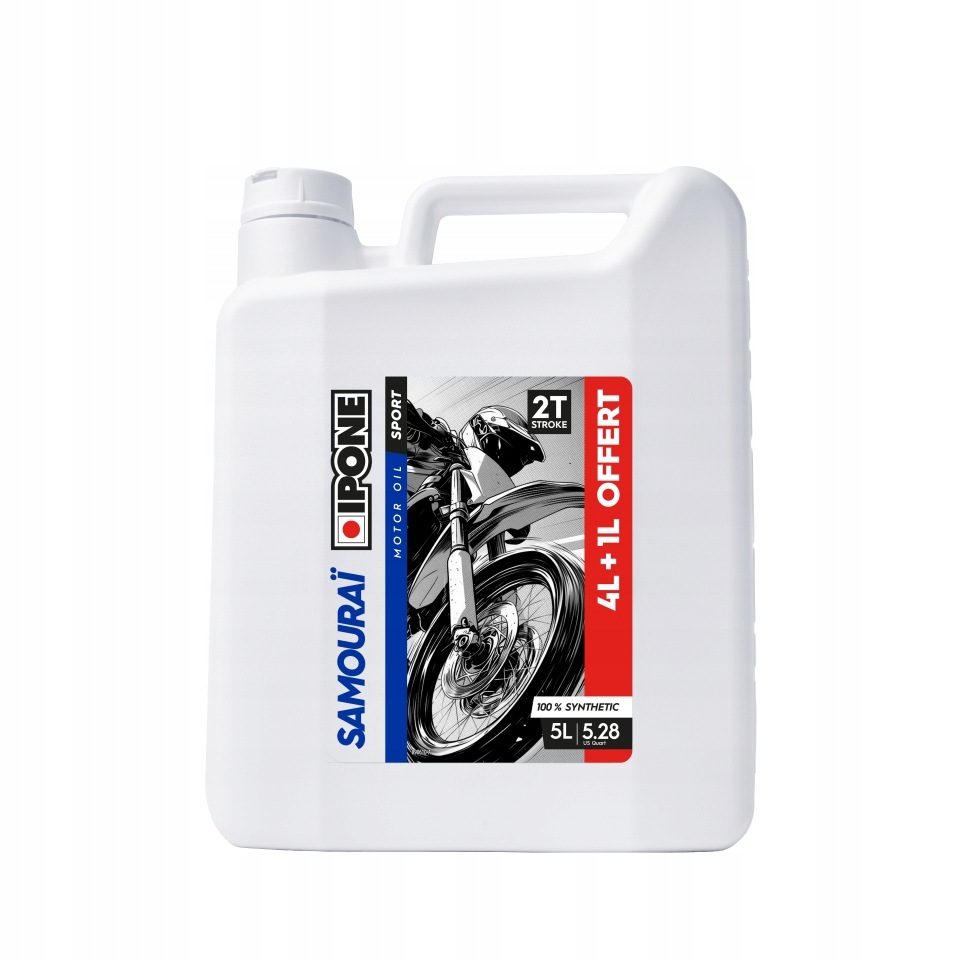 Ipone Samourai 2T Olej Do Zmesi 100 % Syntetický 5L Ester Akcia 4+1