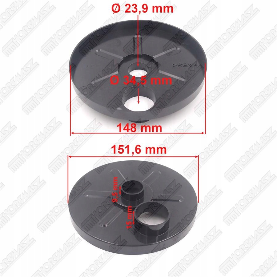 OSŁONA WEWNĘTRZNA KOŁA TYLNEGO JL46Z-C3, LV46Z-C6 320427020060000 HORTMASZ