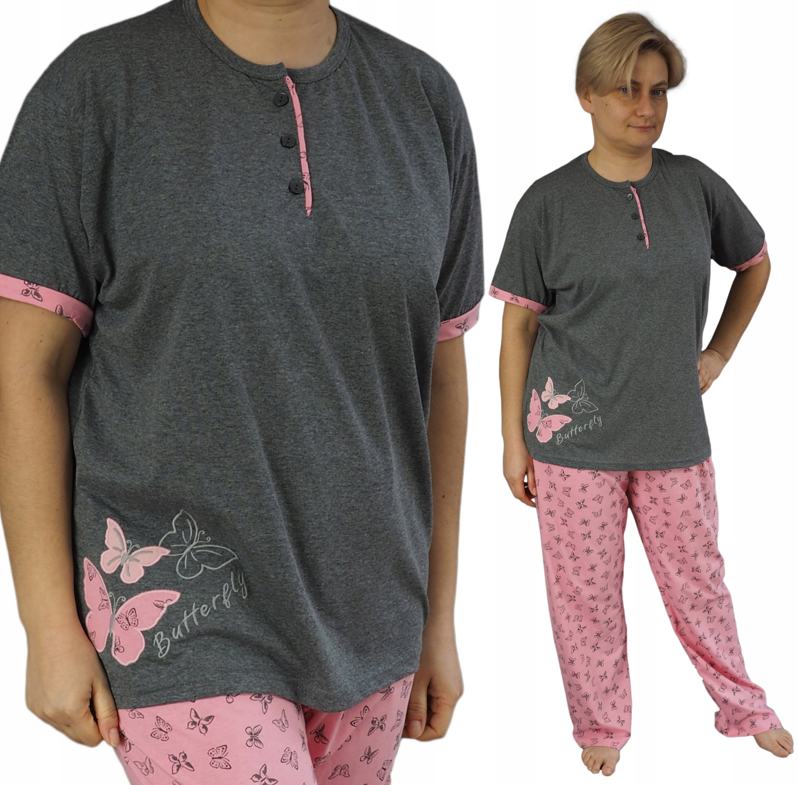 

Piżama damska XL (42) Plus Size Jakość 100% Cotton
