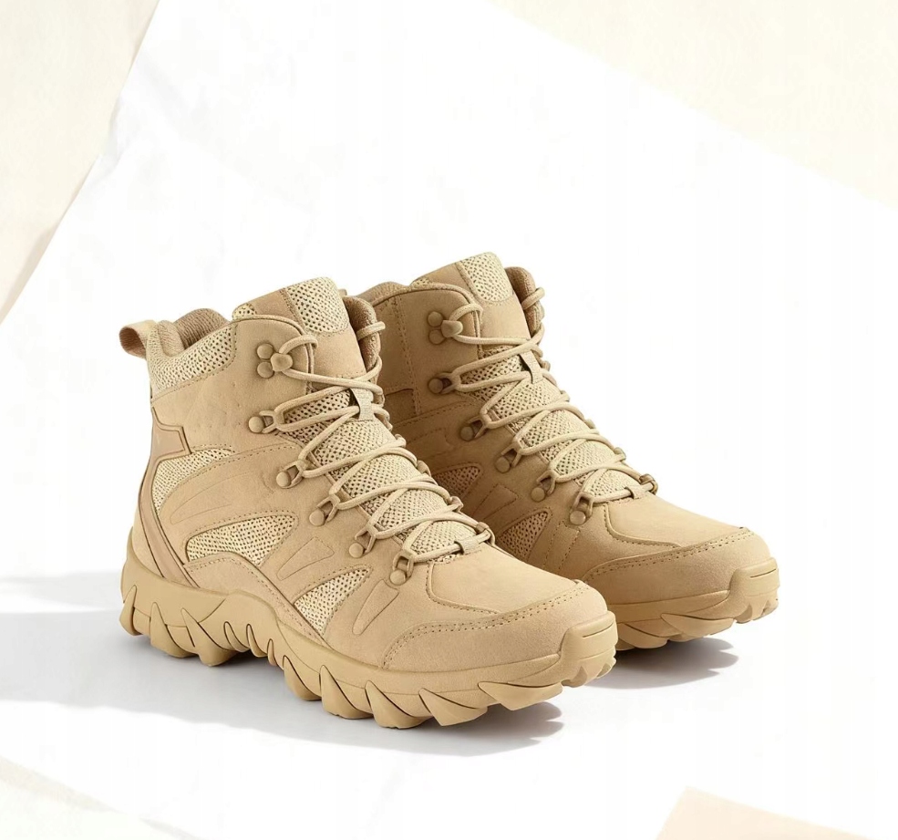 Taktické Vojenské, Voděodolné Trekové Kožené Boty
