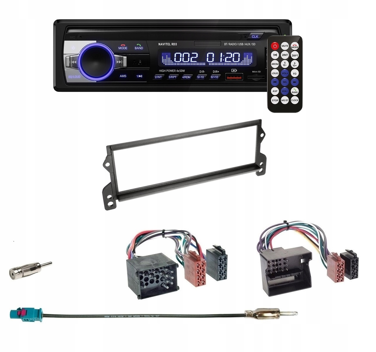 Autorádio Navitel RD3 Bluetooth Usb MP3 Aux Sd Bmw Mini Cooper