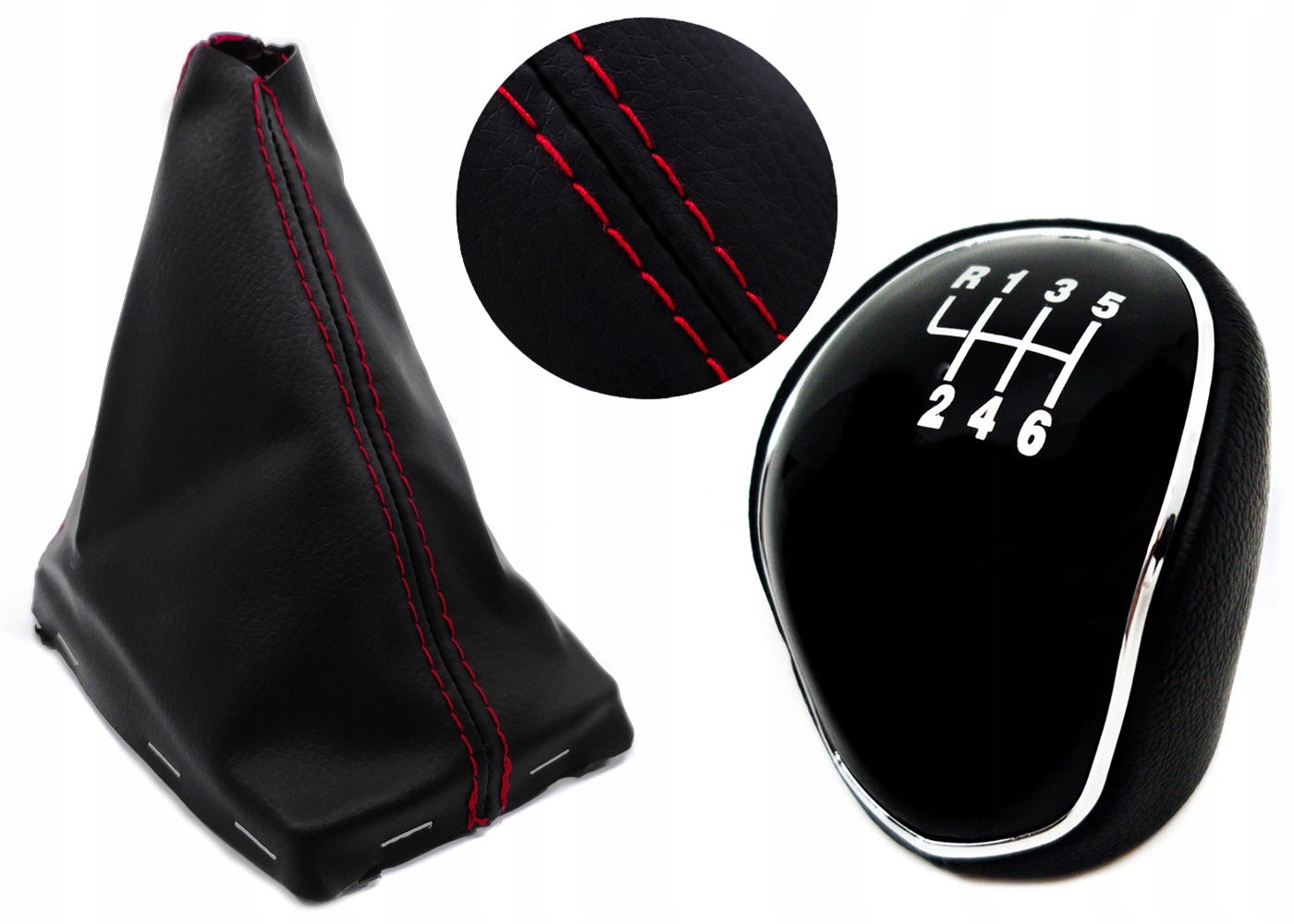 Ручка сильфона Ford C-Max Kuga 1 мк1черный хром R6