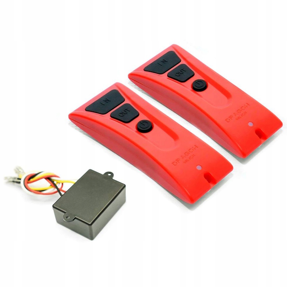 2x Bezdrátový Vytahovač Pilot 12V 24V rádiový dálkový naviják baterie