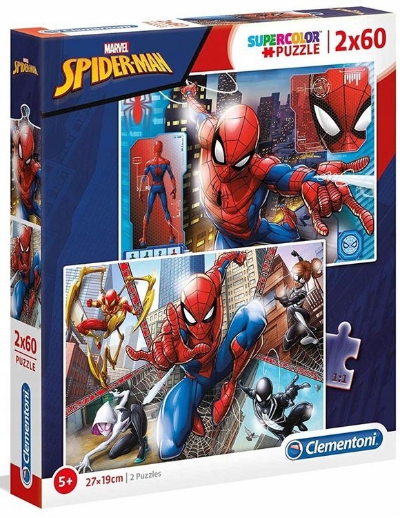 

Clementoni Puzzle 2 x 60 El Spiderman 21608