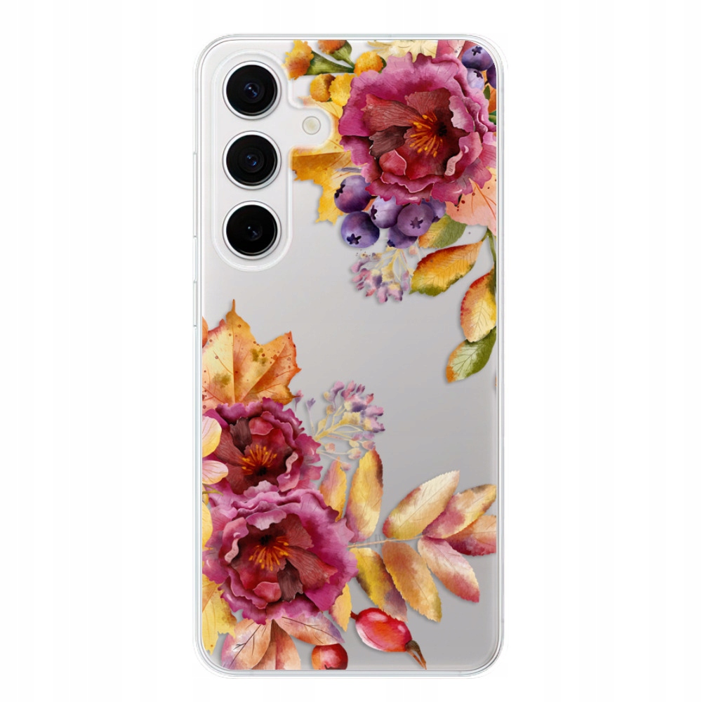 Silikonowe etui iSaprio Fall Flowers do Samsung Galaxy S24
