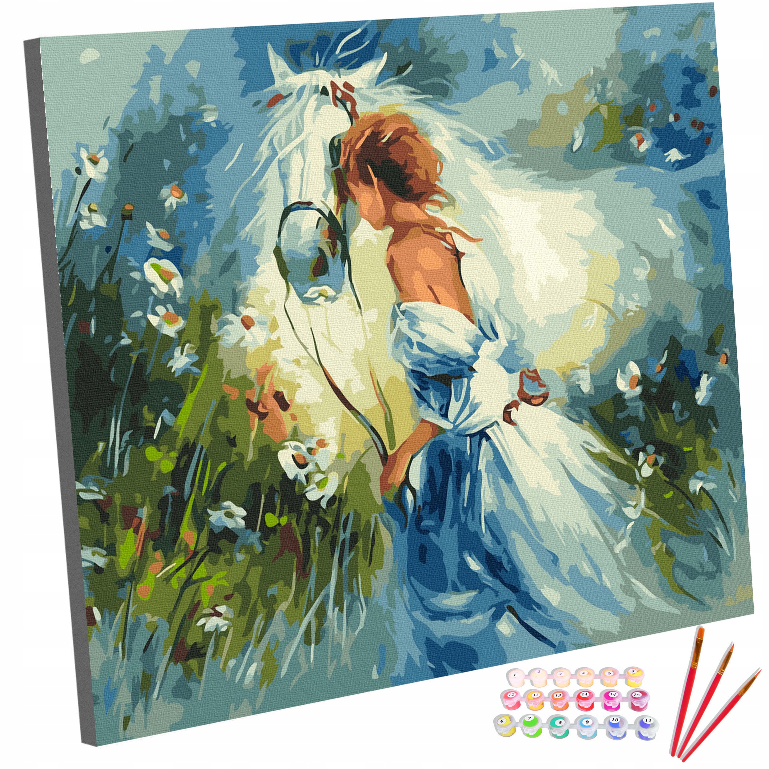 Sada Obraz na malování Malování Podle Čísel Na rámu Kůň 40x50cm