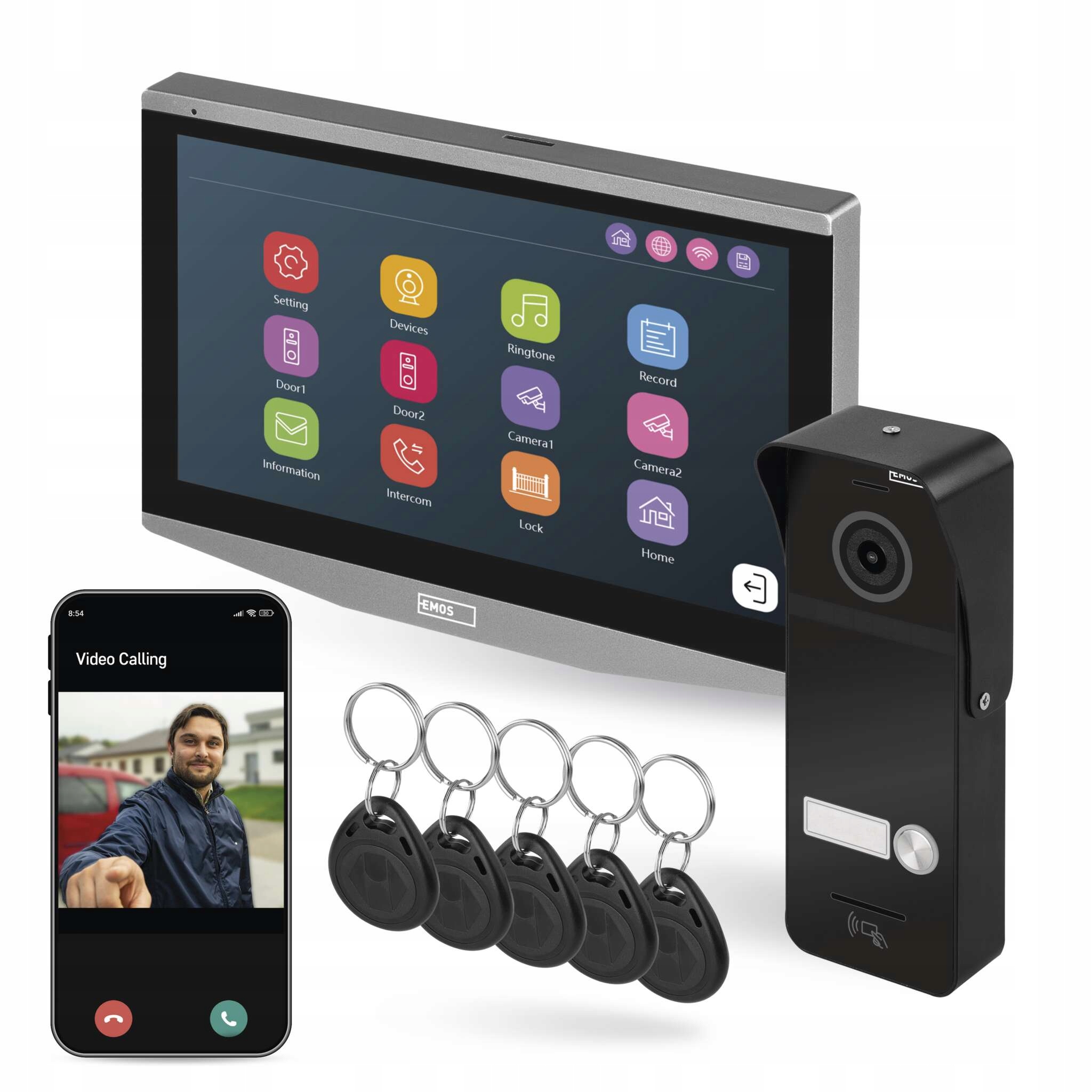 Emos GoSmart IP-750A Wi-Fi wideodomofon H4020