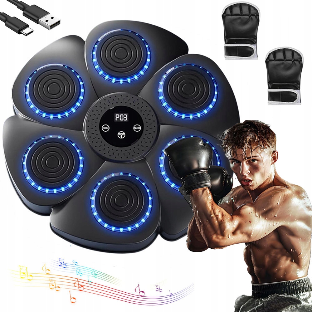 Tarcza Do Boksowania Trener Boksu Maszyna Bokserska Rękawice Music