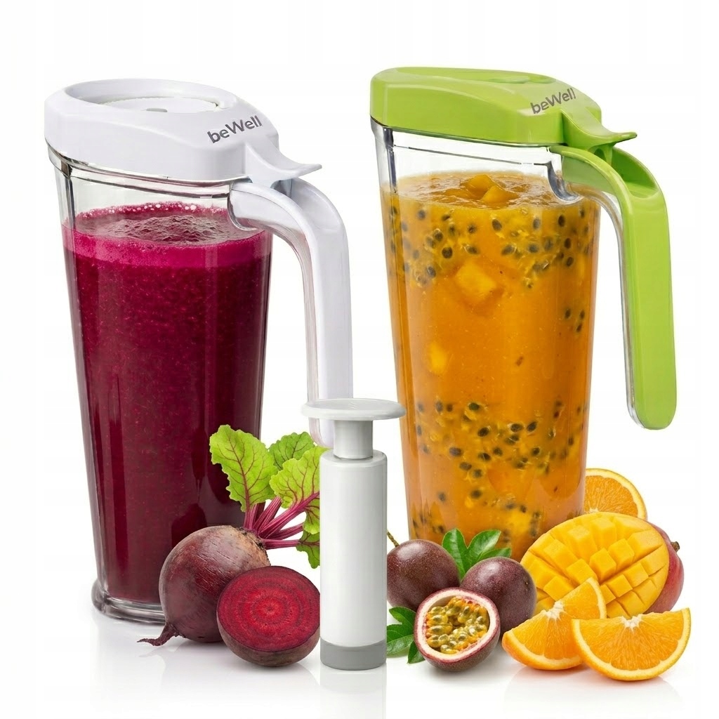 Vakuové nádoby na potraviny Sada pumpiček 2x1L pro skladování beWell