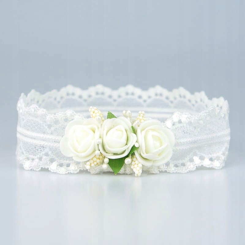 ECRU wianuszek niemowlęcy idealny do chrztu OPASKA Marka Inna marka