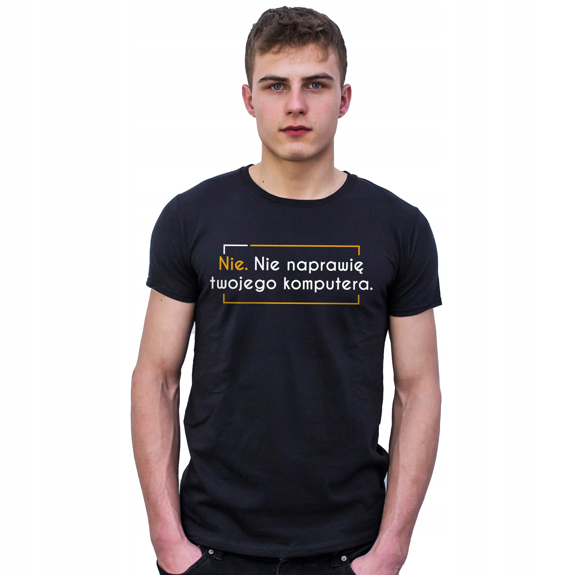 

T-shirt Męski Koszulka Dla Informatyka Prezent S