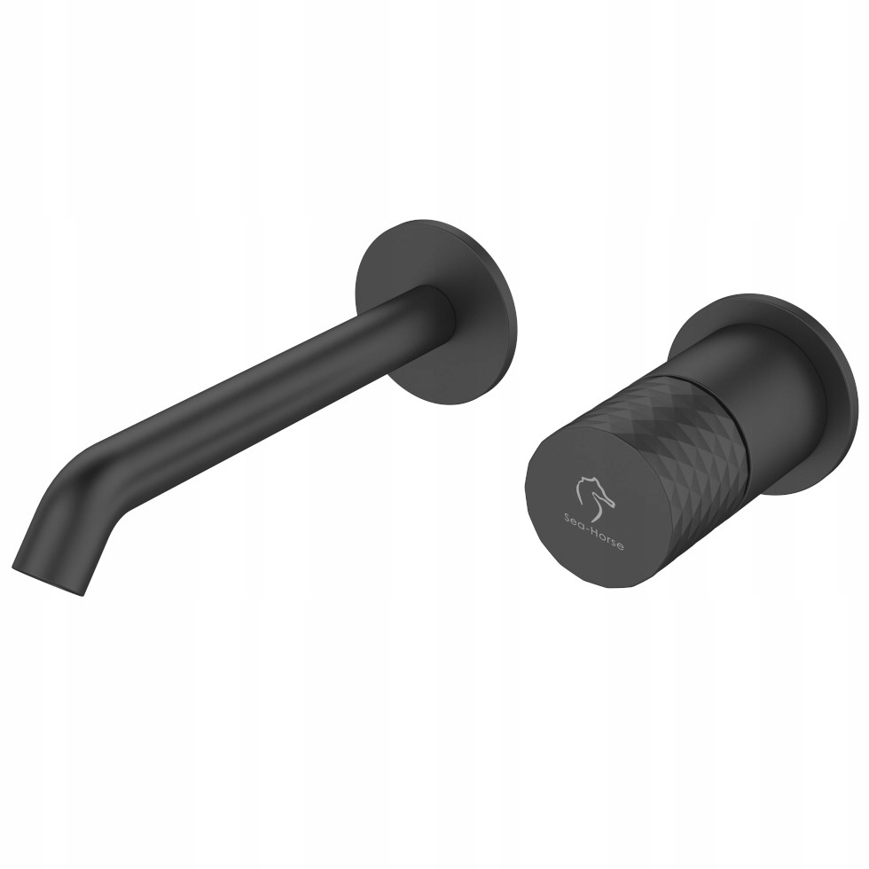 Podomítková Umyvadlová Baterie Ove Black Sea Horse