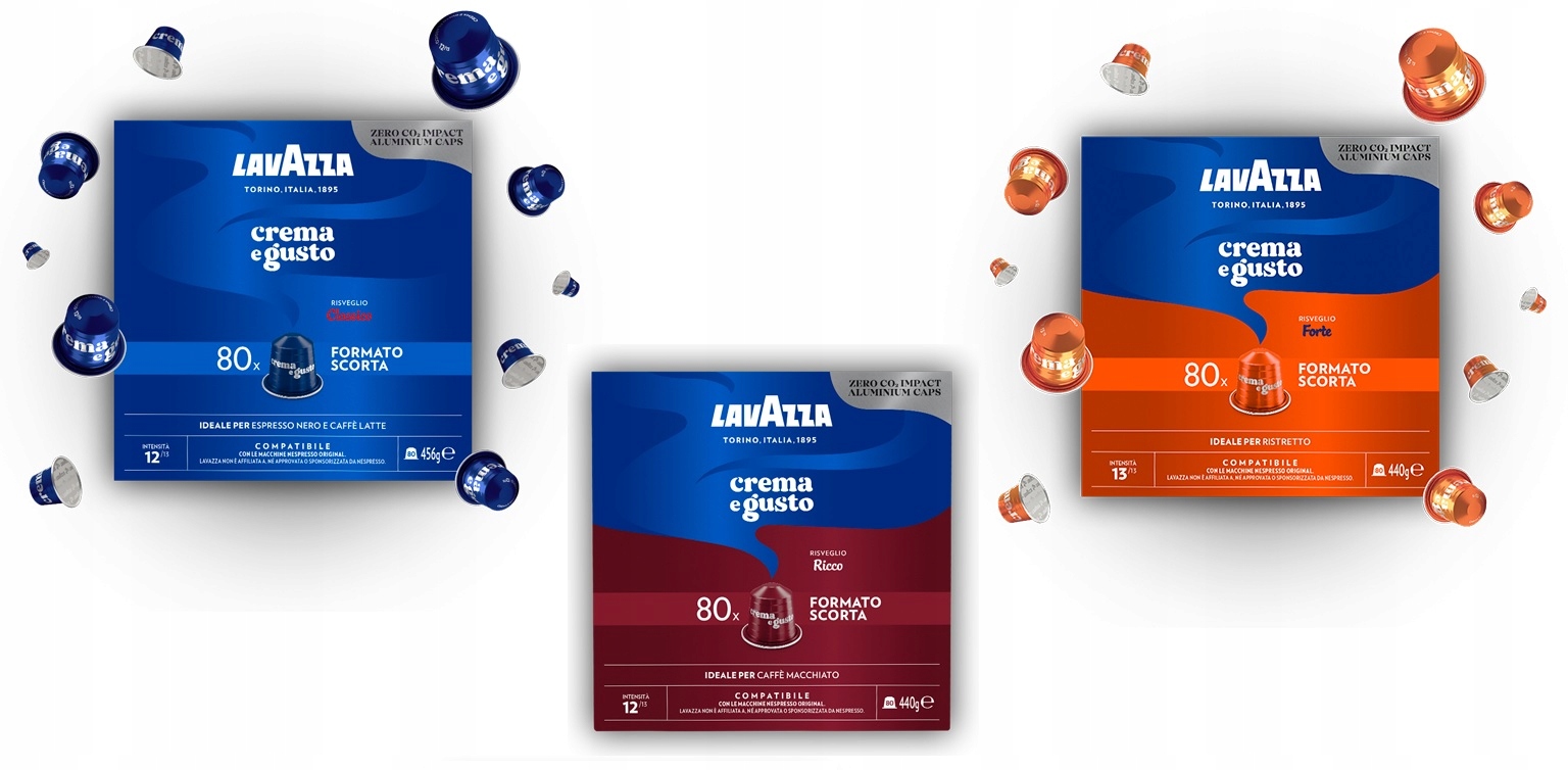 Levně Kapsle Lavazza Crema e Gusto MIX