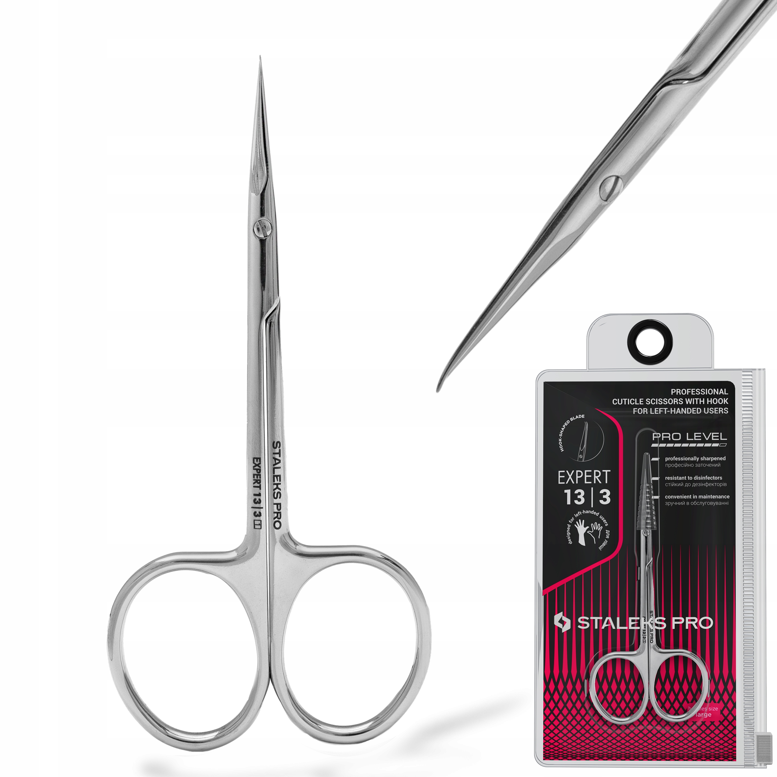 Staleks Nůžky Na Kůžičku Pro Leváky Expert 13 Typ 3 SE-13|3