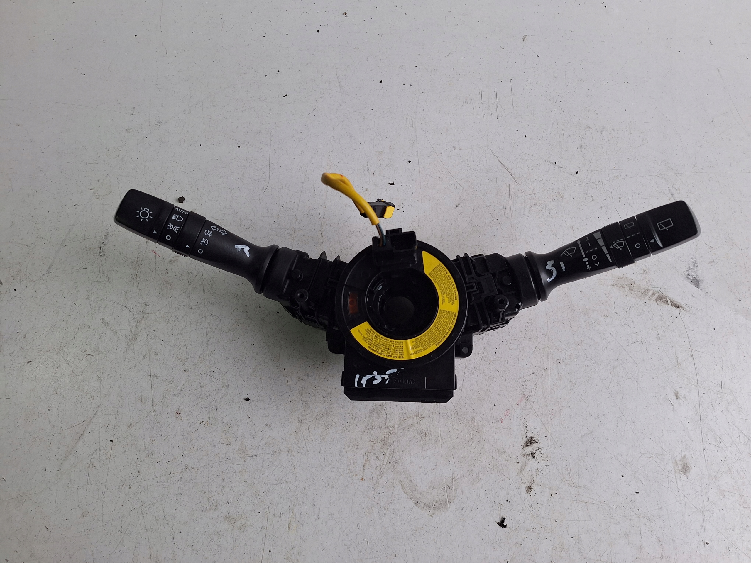HYUNDAI IX35 09-13 steering wheel levers and controls + ring airbag