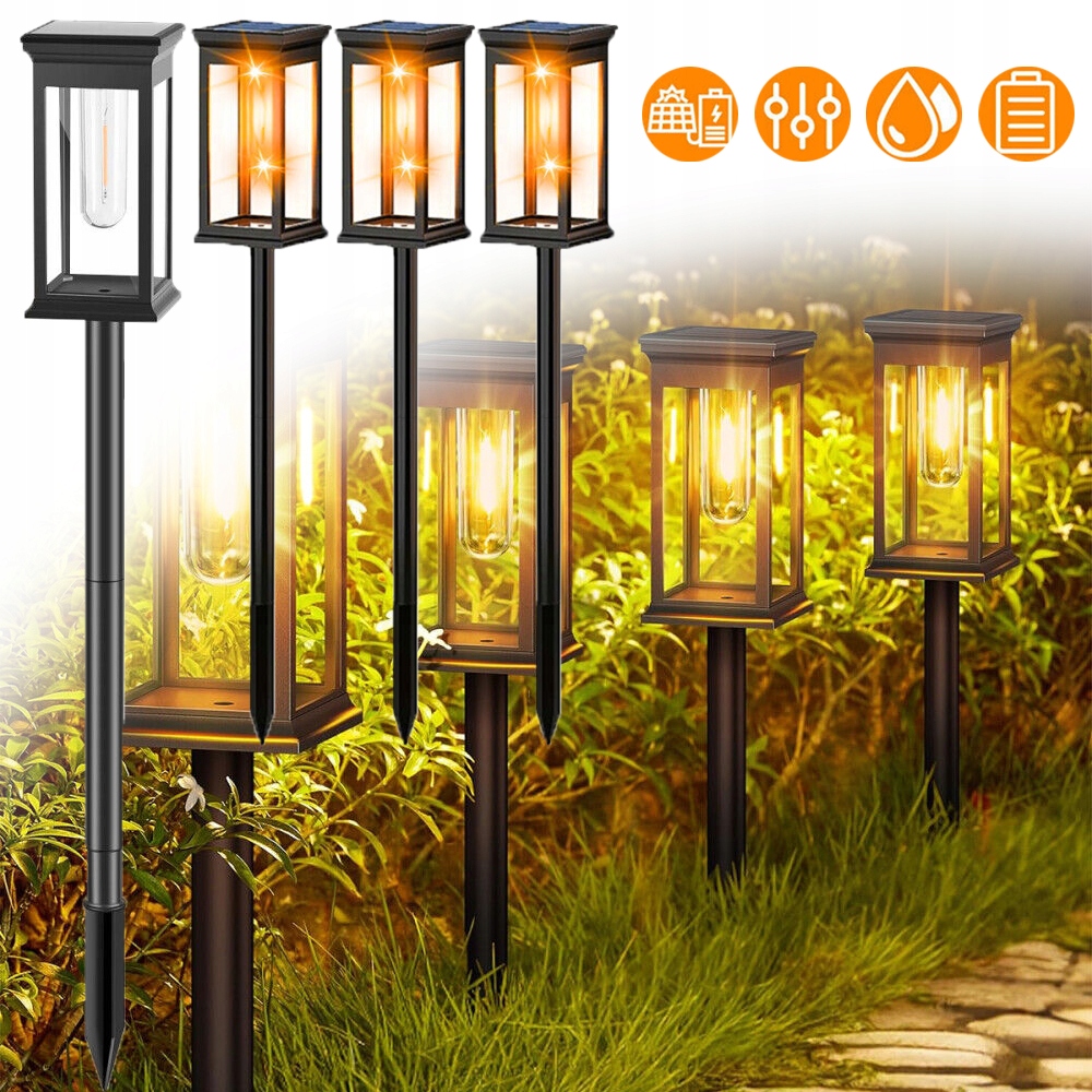 Solární Lampy Do Zahrady, Sada 4 Venkovních Solárních Světel Do ZAHRADY2