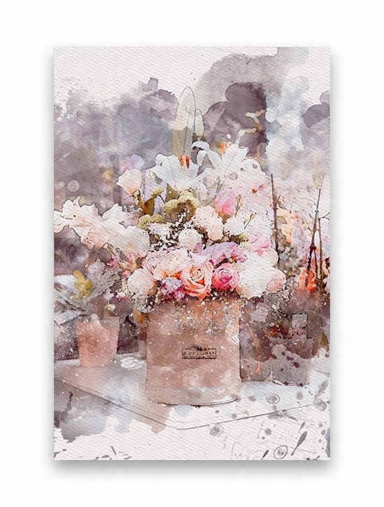 

Plakat Pudrowy shabby chic Bukiet 30x40