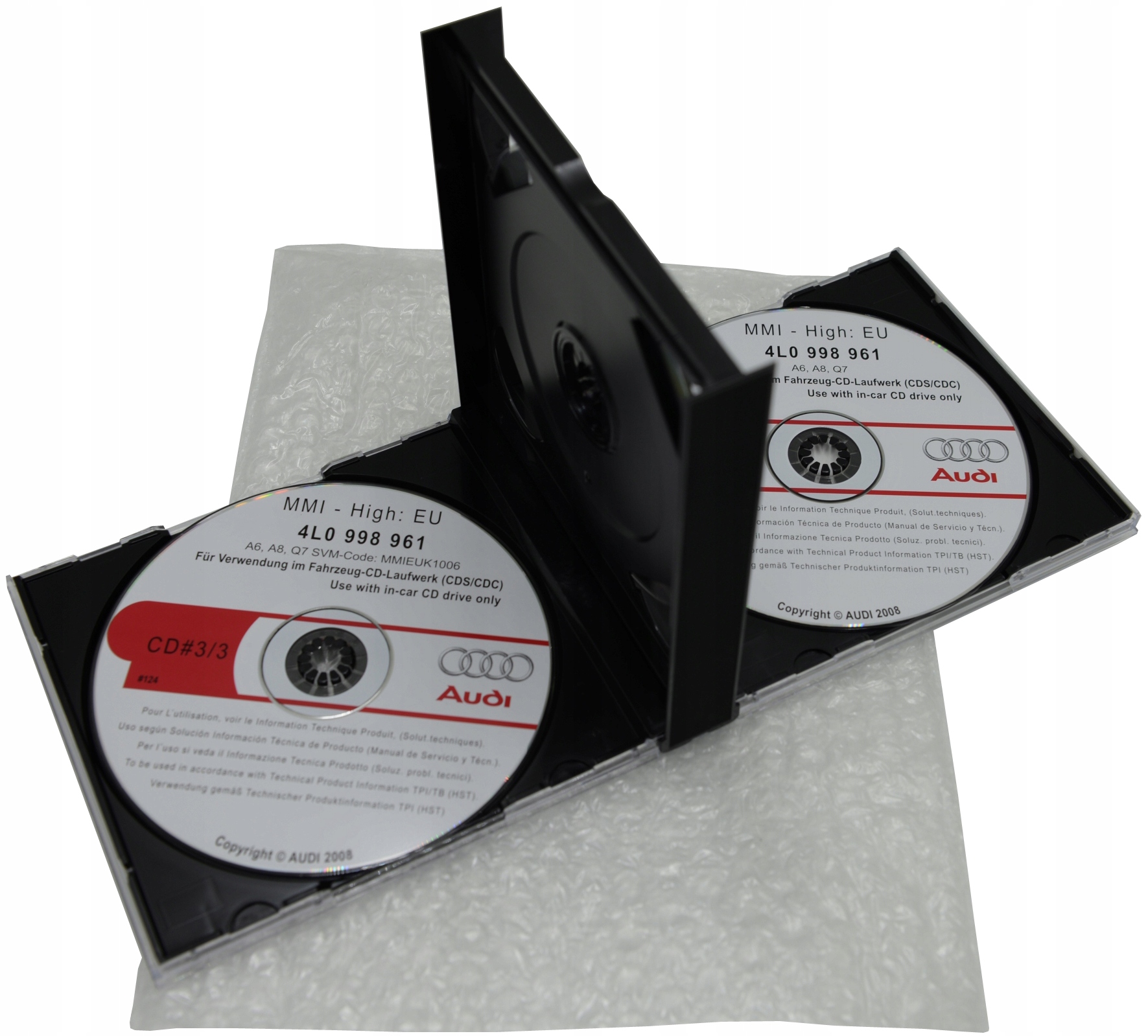 

Aktualizacja Soft Audi MMI 2G 5570 3 Płyty CD Aso