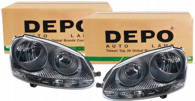 DEPO REFLEKTORY LAMPY PRZÓD VW GOLF V 03-