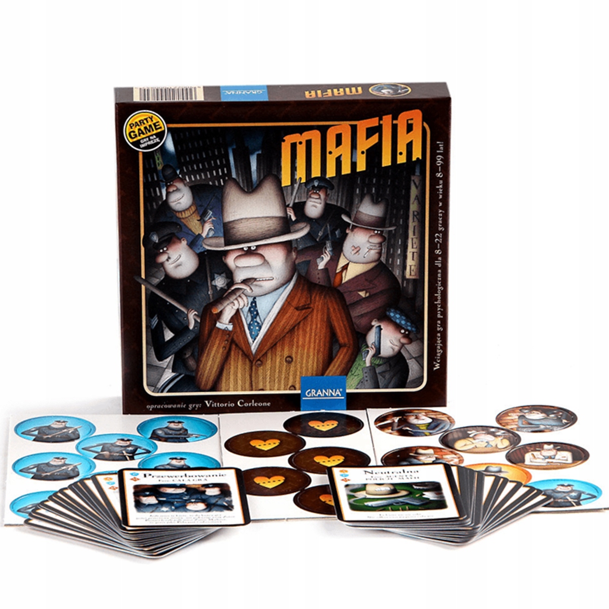 Gra Planszowa Mafia Towarzyska Planszówka na Imprezy Integracyjne Gry