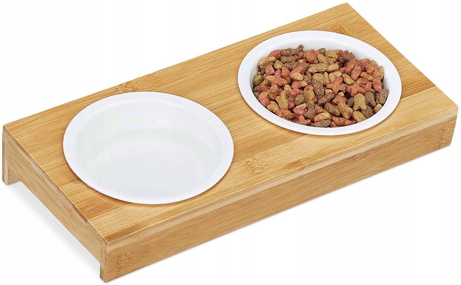 Levně Stojan na keramickou misku Relaxdays bílý 0,1 l