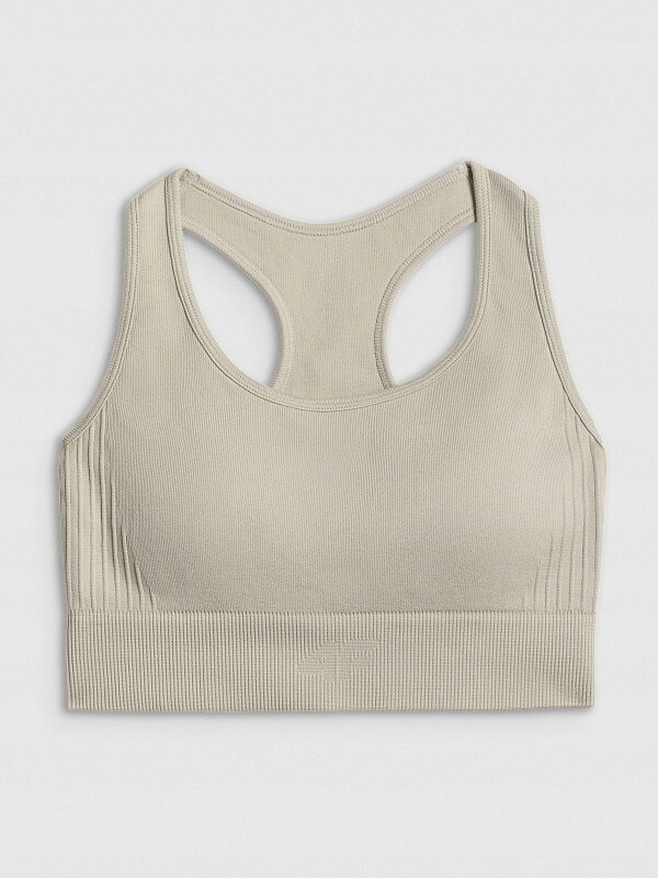 Biustonosz Sportowy 4F Stanik Treningowy Bezszwowy Xs/s F242 SS26