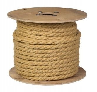 LINA JUTOWA POWRÓZ 10mm 100m ŻEGLARSKA SZNUR