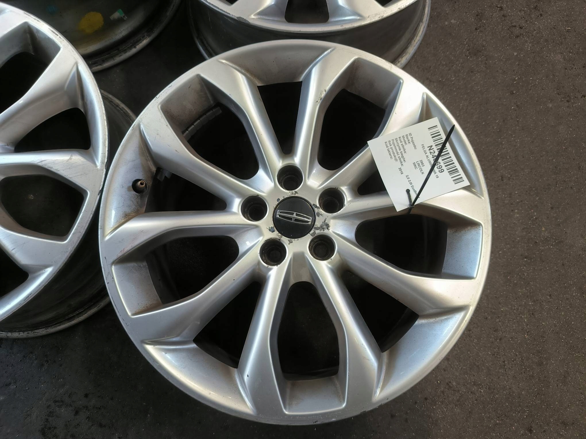 disc KOMPLET 18 EJ7C-1007-F1A LINCOLN MKC
