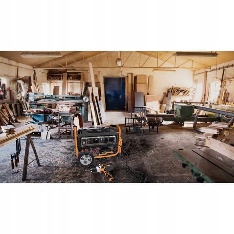 Agregat prądotwórczy przenośny jednofazowy NEO TOOLS 2800 W