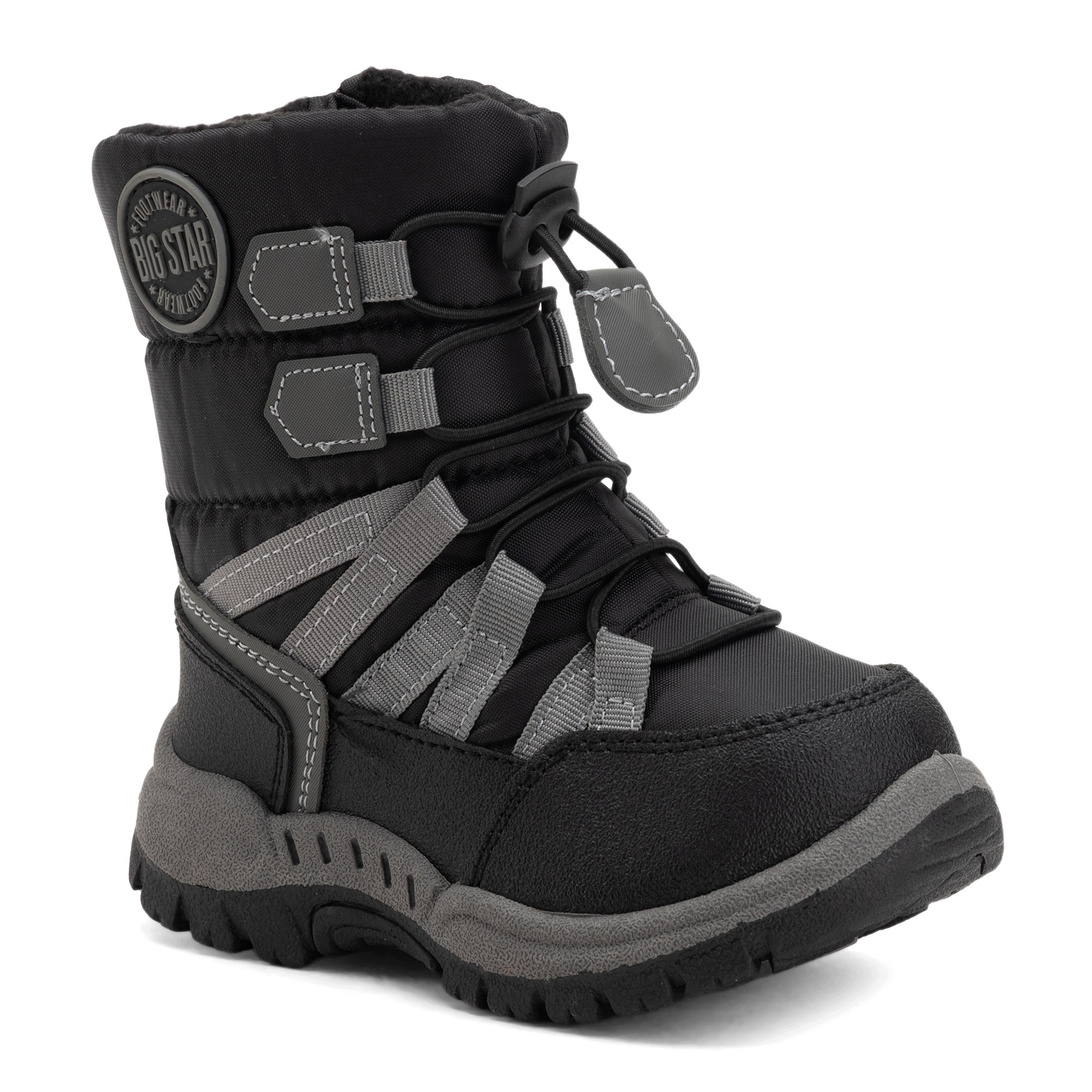 Śniegowce dziecięce Big Star OO374054 black/dark grey
