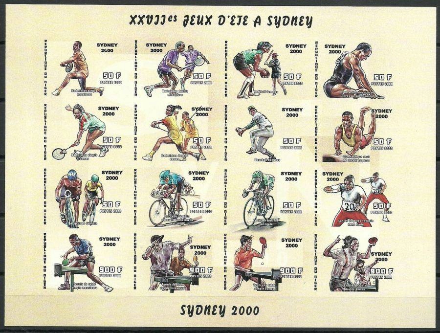 Niger 2000 Mi ark 1765-1780B Czyste **