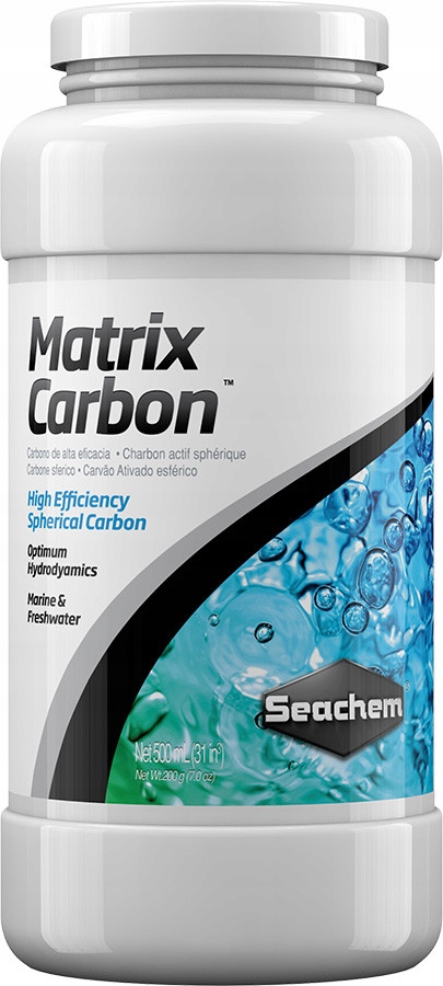 Levně Aktivní Uhlí Pro Akvárium Seachem Matrix Carbon 500 ML Filtrační Vložka