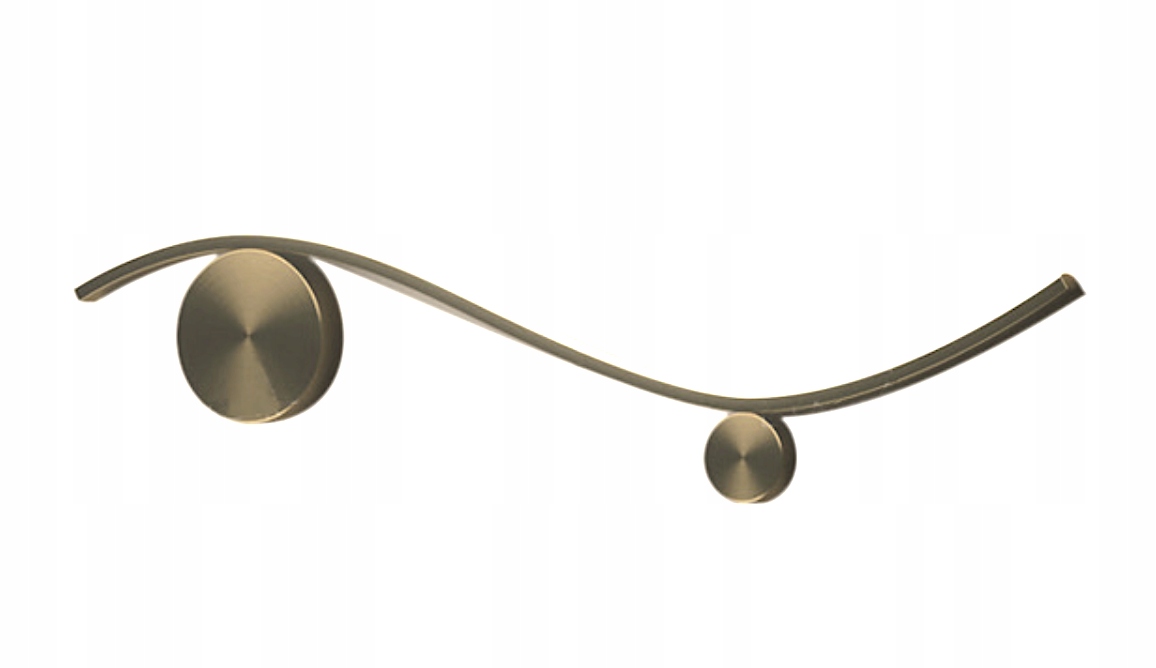 Phala Brass – velké moderní Led nástěnné svítidlo 80 cm