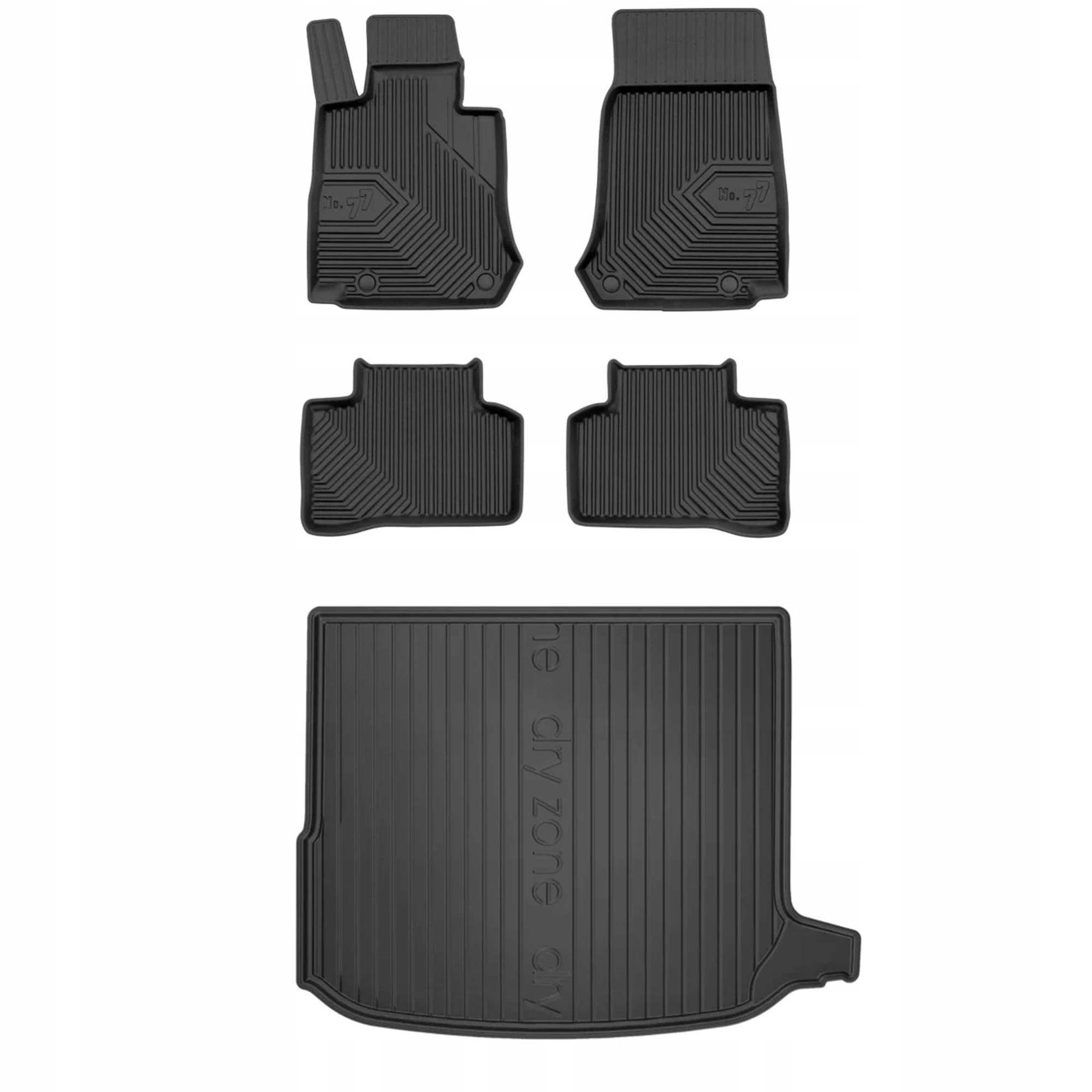 Gumová sada koberčekov a rohože Mercedes-Benz Glc C253 2016-2023