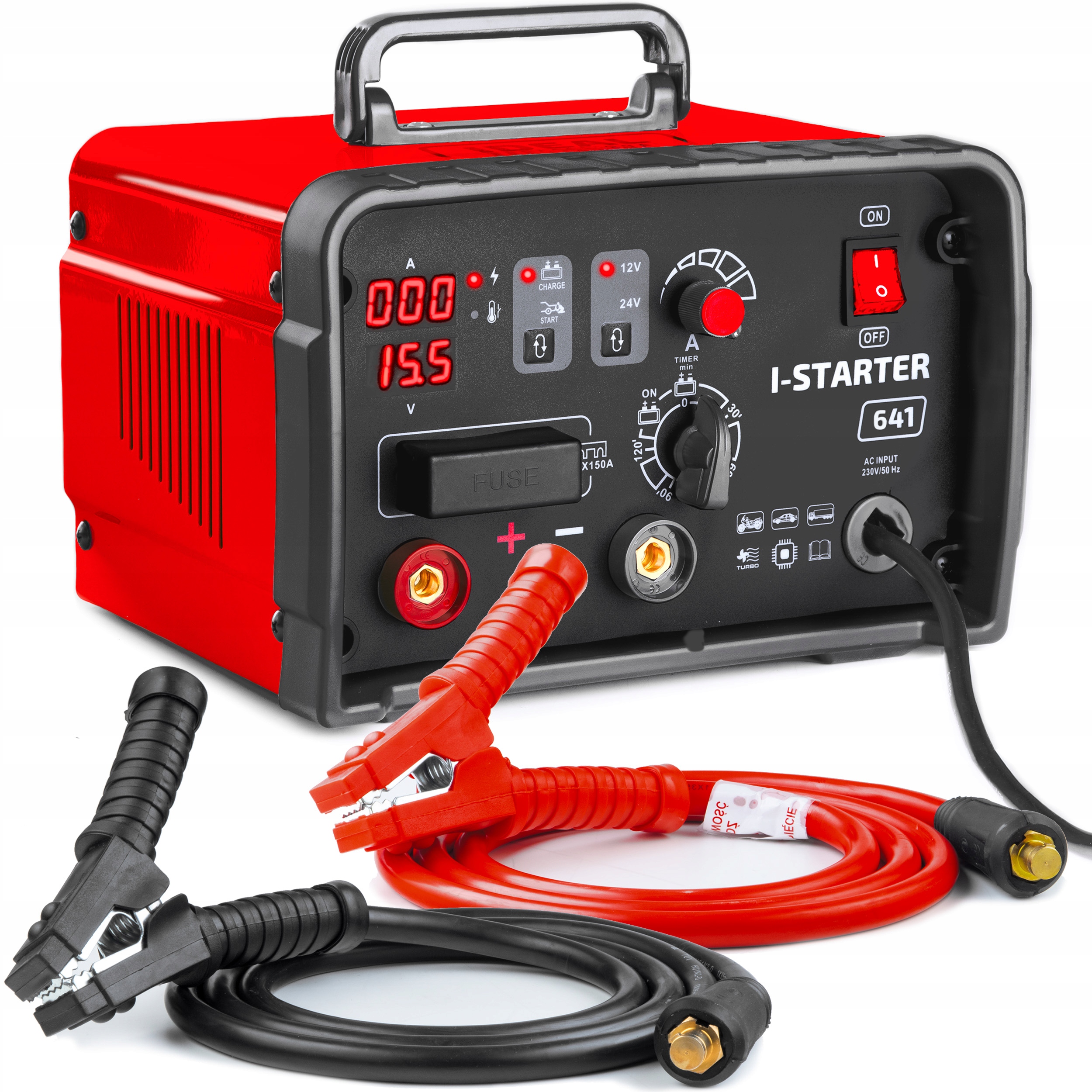 Automobilový Usmerňovač So Štartovaním Ideal Inver Starter 641 V2 12V 24V 60A