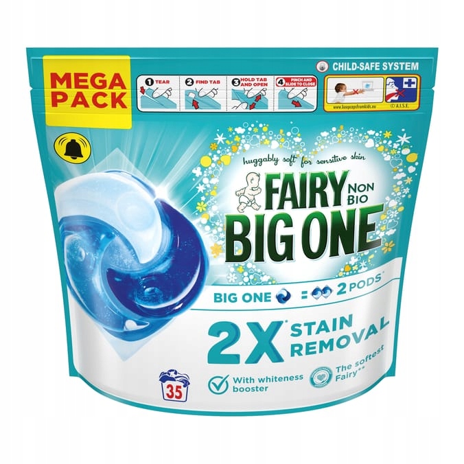 Levně Fairy Non Bio The Big One Pods 35 umytí